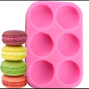 Two Macaroon Silicone Molds Fondant Cake Mold Chocolate Soap Molds
